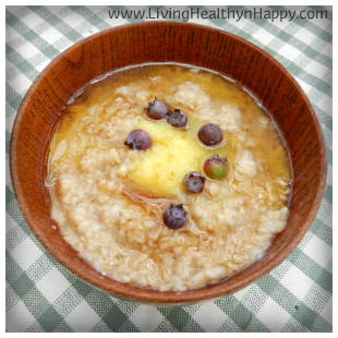 soaked oatmeal breakfast